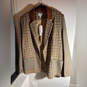 NWT Steve Madden Women’s Oversized Tweed Blazer